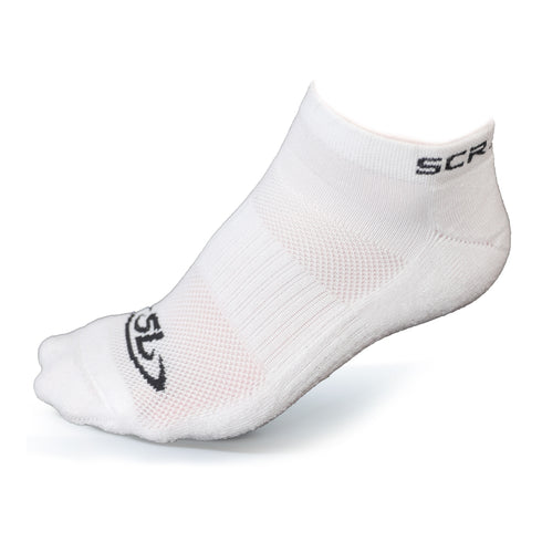 ScrapLife Wrestling White No-Show Socks 3-Pack